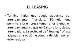 El Leasing Ppt