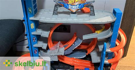 Garažas lenktynių trasa Hot Wheels Mattel Skelbiu lt