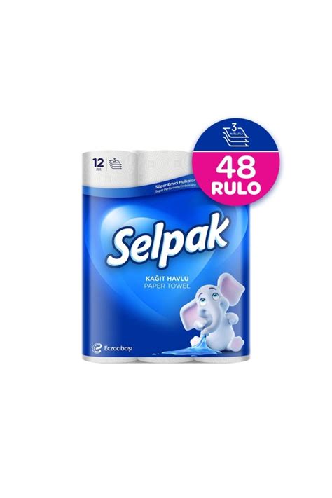 Selpak Kağıt Havlu 12x4 Set 48 Rulo Kağıt Havlu Fiyatı Yorumları