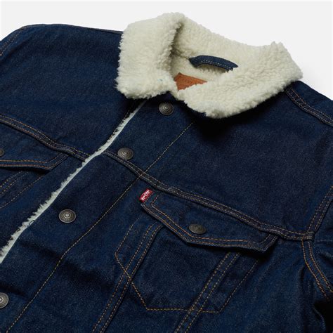 Мужская джинсовая куртка Levi's The Sherpa Trucker, 16365-0084