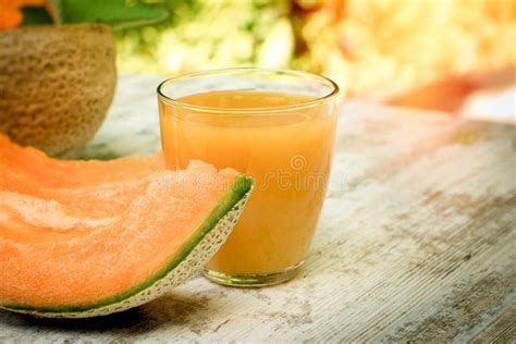 Melon Savoureux Et Juteux Smoothie De Jus De Cantaloup Et De Melon