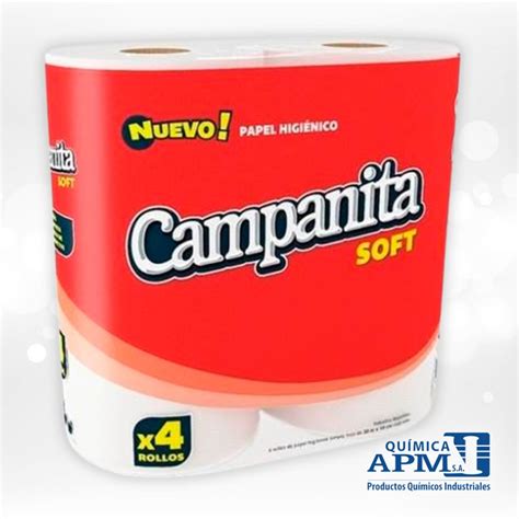 Campanita Soft Papel Higienico X4 U Química Apm