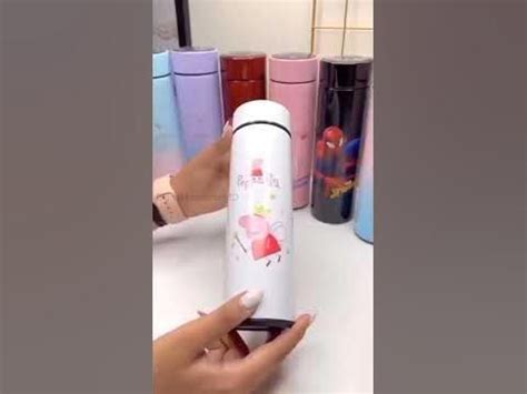 Hot Cold Flask Bottle Temperature Display Indicator Insulated Stainless Steel Smart Water