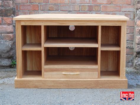 Handcrafted Oak Television Cabinet Custom Made By Incite