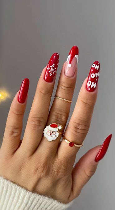 Festive Elegance In Christmas Nail Art Festive Fun Santa Vibe