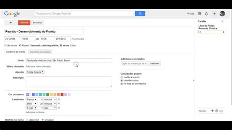 Tutorial Google Agenda YouTube