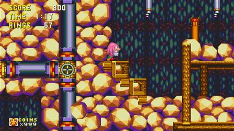 Sonic 3 Knuckles Origins Lava Reef Zone Act 1 Hyper Knuckles