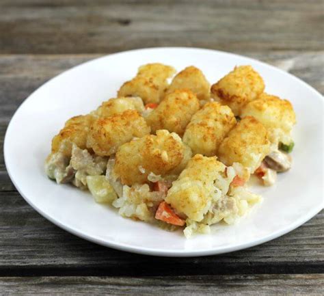 Tater Tot Chicken Pot Pie Casserole Words Of Deliciousness