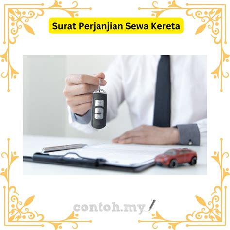 Contoh Surat Perjanjian Sewa Kereta