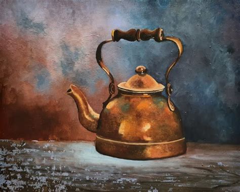Kettle (3) - Tatiana Karchevskaya - Paintings & Prints, Still Life ...