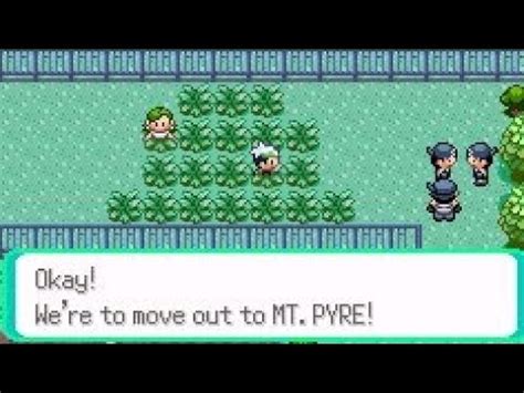 Pok Mon Emerald Playthrough Part Route Mt Pyre No