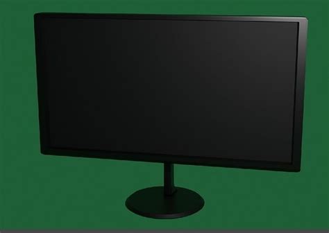 3d Model Monitor Vr Ar Low Poly Cgtrader