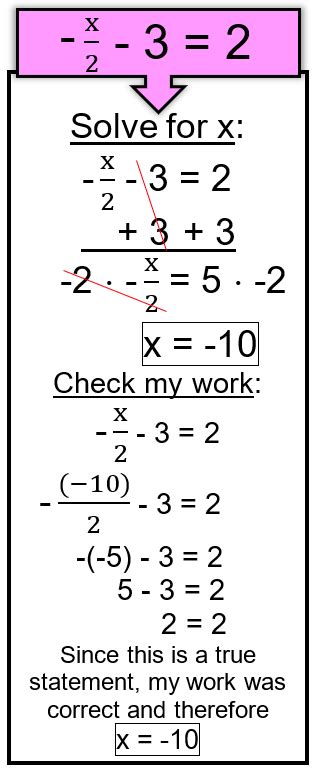 Two-Step Equations - MATH IN DEMAND