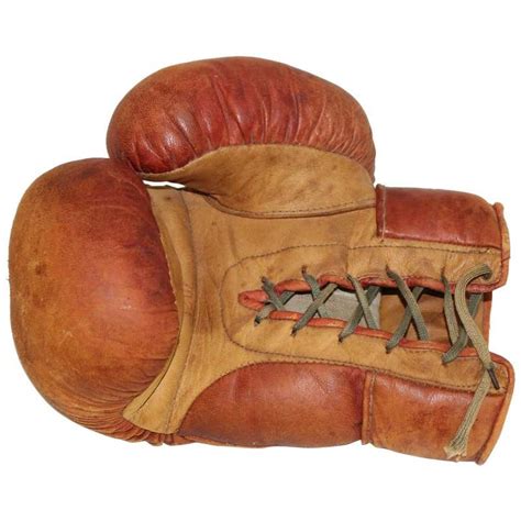 Vintage Leather Everlast Boxing Gloves Circa 1960s At 1stdibs