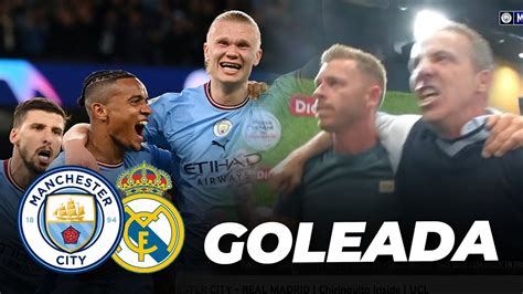 Goleada Hist Rica Del Manchester City Al Real Madrid Youtube