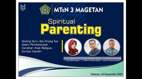 Live Streaming Spiritual Parenting Mtsn Magetan Youtube