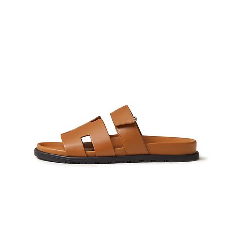 Hermes Chypre Sandal Naturel Calfskin Leather M Hermes Chypre Sandal