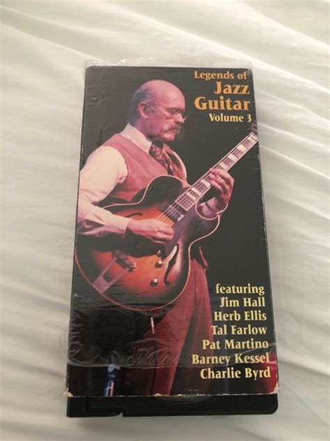 Legends Of Jazz Guitar Volume Vhs Video Ebay