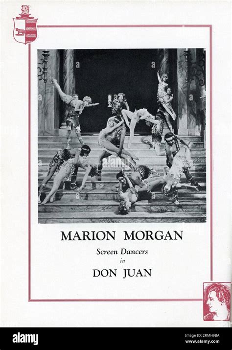 Marion Morgan Screen Dancers Appearing With John Barrymore In Don Juan