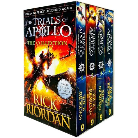 The Trials Of Apollo Series Books 1 4 Collection Box Set By Rick