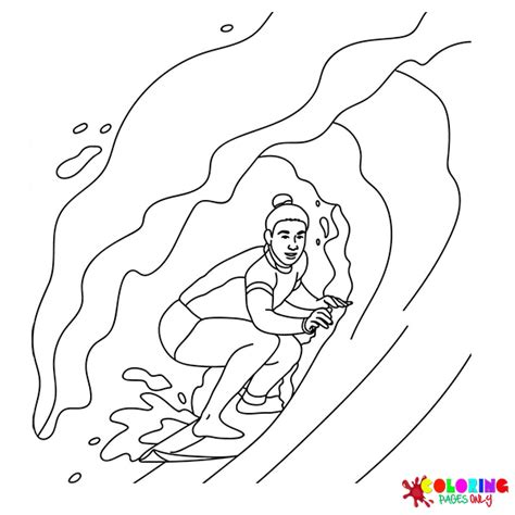 Malvorlagen Zum Thema Surfen Coloringpagesonly