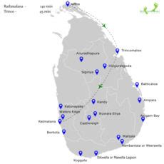 Scheduled Flights from Jaffna JAF airport - Cross Country Travels Sri Lanka