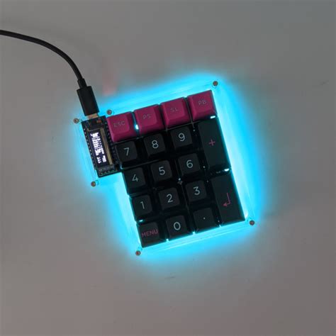 The Yampad Is A QMK Powered Hot Swappable RGB Backlighted OLED Featured Mechanical Numpad