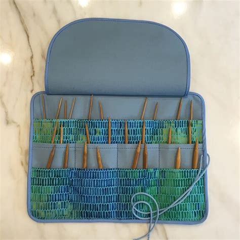 Circular Needle Case Organizer Knitting Needle Storage Etsy