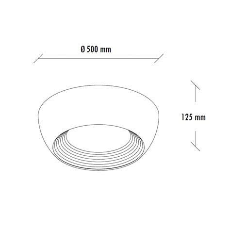 VESTA 625 PLAFONSKA SVETILJKA 40W 3000K CRNA ZLATO