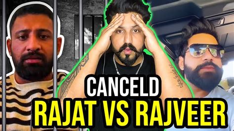 RAJAT DALAL VS RAJVEER FITNESS FIGHT CANCLED CONTROVERSY YouTube