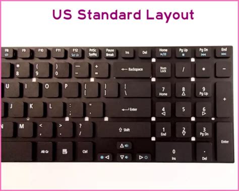 LAPTOP US LAYOUT Keyboard For Acer Aspire KBI170A410 V3 571 9808 EUR 15