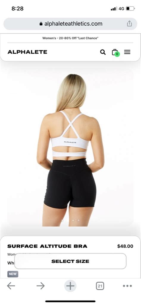 ALPHALETE SURFACE ALTITUDE BRA Women S Fashion Activewear On Carousell