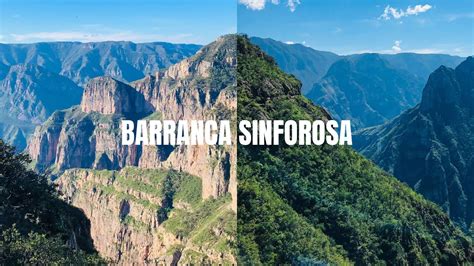 Barranca Sinforosa Maravilla De La Sierra Parte Ll Youtube