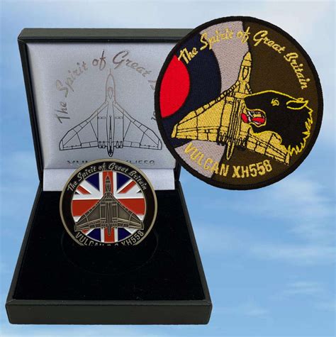 Vulcan XH558 Coin And Patch Set Vulcan To The Sky