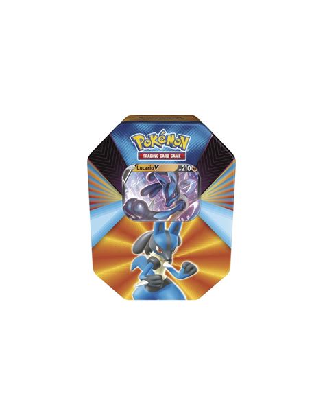 Pokemon Tin Spring V Lucario Kortspel Boosters