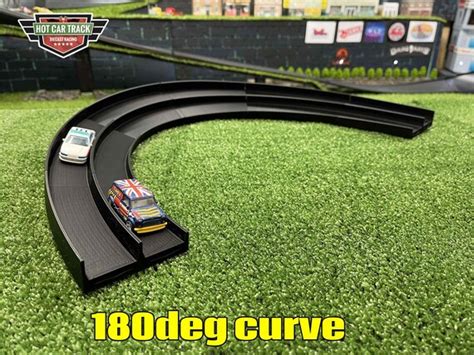 Hot Wheels Dual Lane Banked Deg Curve Aansluit Op Hot Etsy Nederland