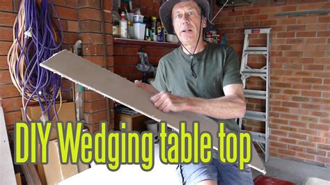 Home Pottery Diy Clay Wedging Table Top Youtube