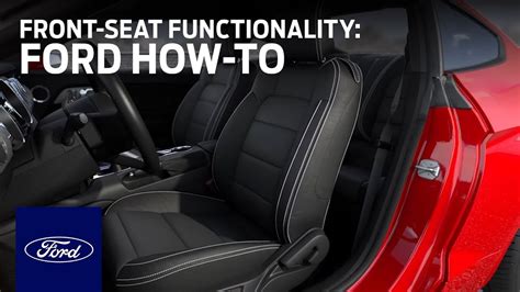 Mustang Front Seat Functionality Ford How To Ford Youtube