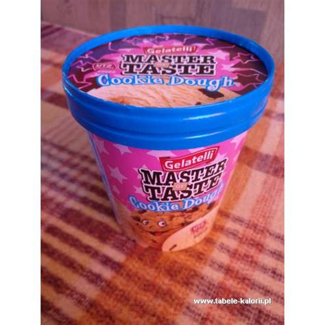 Lody Master of taste Cookie Dough Gelatelli kalorie wartości