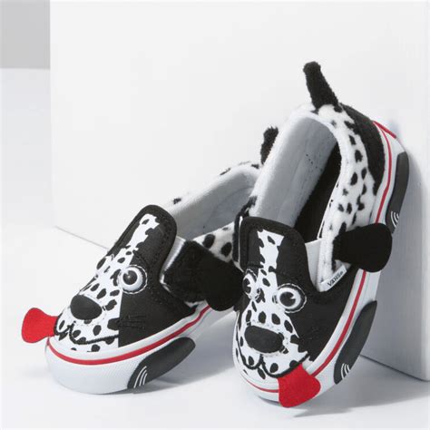 Vans Toddler Dalmatian Dog Slip On Trainers Millars Shoe Store