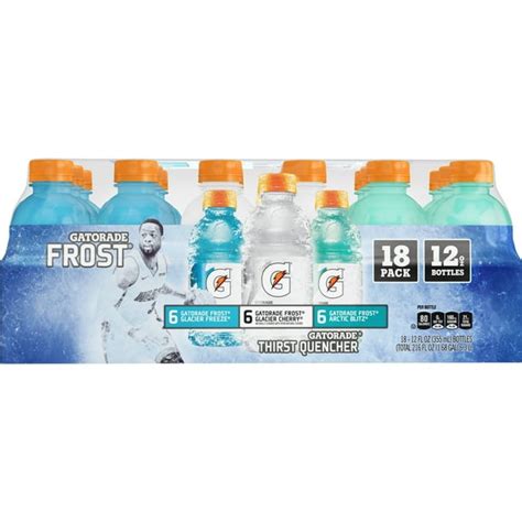 18 Bottles Gatorade Frost Thirst Quencher Sports Drink Variety Pack 12 Fl Oz