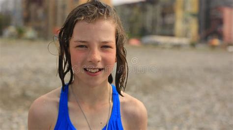 Portrait Of A Teenage Girl On The Beach By The Sea Stock Footage Video Of Travelling Teenage