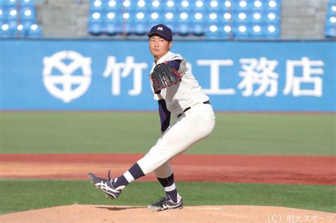 明スポ 硬式野球部担当 On Twitter ⚾︎明治神宮大会決勝𝗣𝗹𝗮𝘆𝗯𝗮𝗰𝗸⚾︎ 最初から最後までスコアボードに0を並べたのは 村田賢一 投手🌟 なんと神宮大会では18イニングを