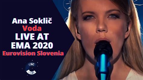 Ana Soklič Voda Winner Of Ema 2020 Final Eurovision Slovenia