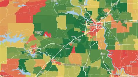 The Safest And Most Dangerous Places In Saline County Ar Crime Maps