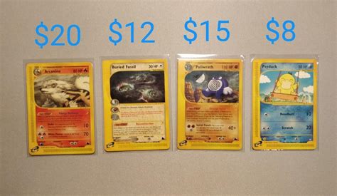 Vintage E Series Pokemon Cards Aquapolis Skyridge Expedition Hobbies