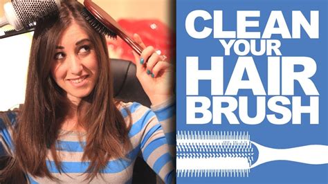 How To Clean Your Hair Brush Hairbrush Tutorial Beauty Product Cleaning Ideas Clean My Space