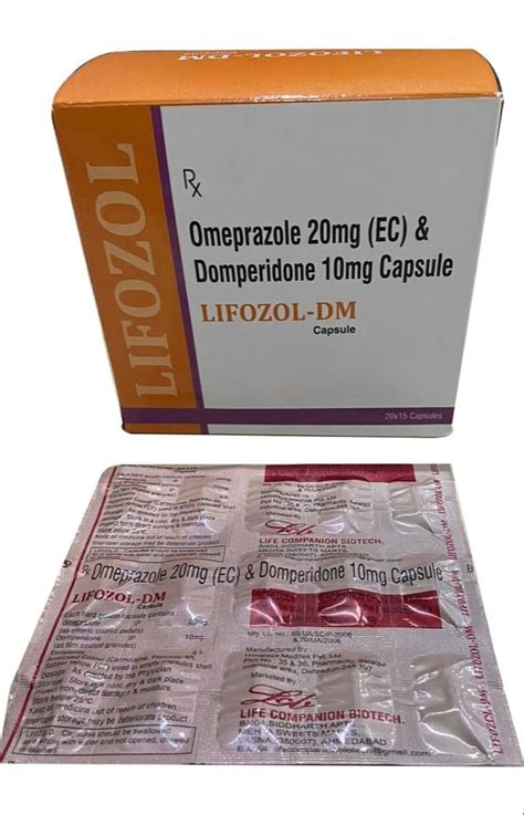 Life Omeprazole Mg Ec And Domperidone Mg Capsules Prescription At