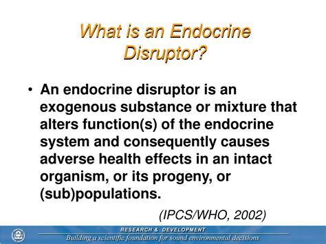 Ppt Overview Of Usepas Endocrine Disruptors Research Program