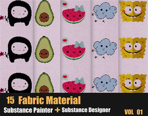 15 Fabric Materials In Substance Painter And Designer Texture | CGTrader